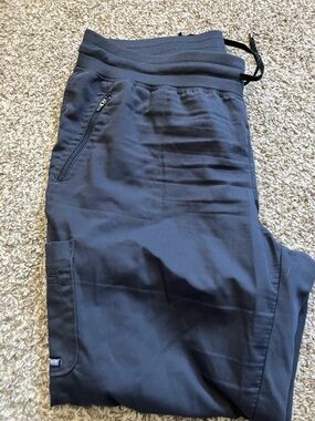 Grey's Anatomy Blue Cargo Scrub Jogger Pants